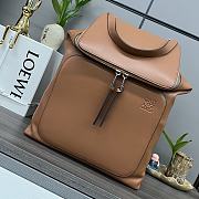 Okify Loewe Goya Backpack In Brown 41x37x15cm  - 1
