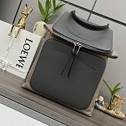 Okify Loewe Goya Backpack In Black And Gray 41x37x15cm  - 1