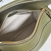 Okify Loewe Puzzle Small Bag In Green Calfskin And Brown Suede 24x16.5x10.5cm - 2