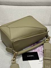 Okify Loewe Puzzle Edge Bag In Dark Green 24x10.5x16cm - 5