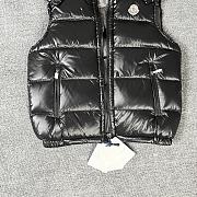 Okify Moncler Bormes Black Sleeveless Hooded Down Vest Unisex  - 2