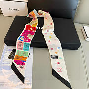 Okify CC Colorful Twill Silk Scarf 25997 120x6cm - 4