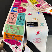 Okify CC Colorful Twill Silk Scarf 25997 120x6cm - 2