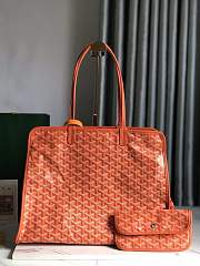 Okify Goyard Hardy PM Bag In Orange 40x31x17cm  - 1