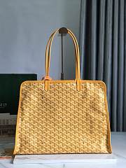 Okify Goyard Hardy PM Bag In Yellow 40x31x17cm  - 4