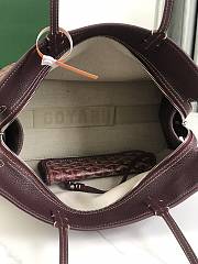 Okify Goyard Hardy PM Bag In Dark Red 40x31x17cm  - 4