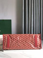 Okify Goyard Hardy PM Bag In Red 40x31x17cm  - 5