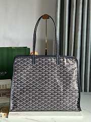Okify Goyard Hardy PM Bag In Dark Blue 40x31x17cm  - 3