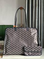 Okify Goyard Hardy PM Bag In Dark Blue 40x31x17cm  - 1