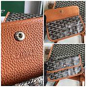 Okify Goyard Hardy PM Bag In Black And Brown 40x31x17cm  - 4