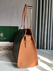 Okify Goyard Hardy PM Bag In Black And Brown 40x31x17cm  - 3