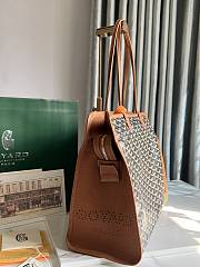 Okify Goyard Hardy PM Bag In Black And Brown 40x31x17cm  - 2