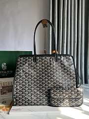 Okify Goyard Hardy PM Bag In Black 40x31x17cm  - 1