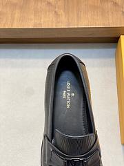 Okify Louis Vuitton Black Glove Men Loafers - 3
