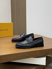 Okify Louis Vuitton Black Glove Men Loafers - 6
