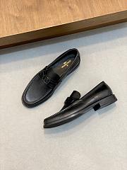 Okify Louis Vuitton Black Glove Men Loafers - 5
