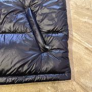 Okify Prada Black Hooded Sleevesless Down Jacket Unisex - 5