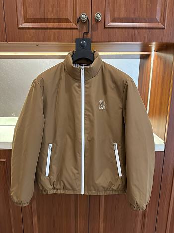 Okify Brunello Cucinelli Brown Jacket Unisex 