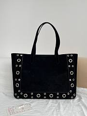 Okify Valentino Garavani Nellcôte Bag In Black Suede 40x30x13cm - 2