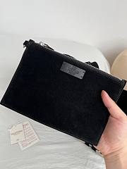 Okify Valentino Garavani Nellcôte Bag In Black Suede 40x30x13cm - 3