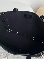 Okify Valentino Garavani Nellcôte Bag In Black Suede 40x30x13cm - 4