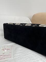 Okify Valentino Garavani Nellcôte Bag In Black Suede 40x30x13cm - 6