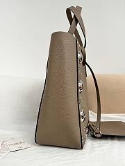 Okify Valentino Garavani Nellcôte Bag In Gray Calfskin 40x30x13cm - 5