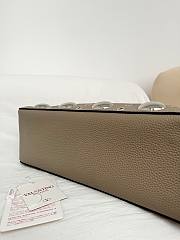 Okify Valentino Garavani Nellcôte Bag In Gray Calfskin 40x30x13cm - 4