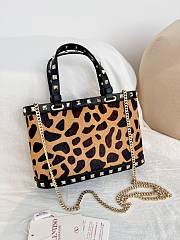 Okify Valentino Garavani Rockstud Leopard Small Bag 23x15.5x6cm - 3