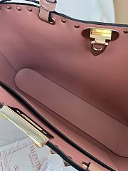 Okify Valentino Garavani Rockstud Large Bag In Brown 32x29x7cm - 5