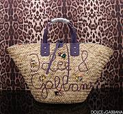 Okify Dolce & Gabbana Kendra Bag With Purple Strap 44x25x17cm  - 1