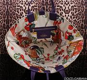 Okify Dolce & Gabbana Kendra Bag With Purple Strap 44x25x17cm  - 6
