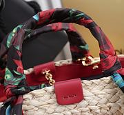 Okify Dolce & Gabbana Kendra Bag In Dark Red With Strap 35x28x16cm - 2