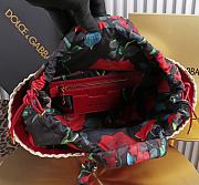 Okify Dolce & Gabbana Kendra Bag In Dark Red With Strap 35x28x16cm - 3