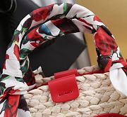 Okify Dolce & Gabbana Kendra Bag In Red With Strap 35x28x16cm - 3