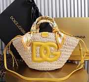Okify Dolce & Gabbana Kendra Bag In Yellow With Strap 35x28x16cm - 1