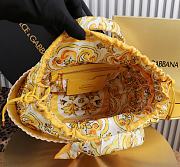 Okify Dolce & Gabbana Kendra Bag In Yellow With Strap 35x28x16cm - 5