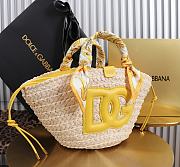 Okify Dolce & Gabbana Kendra Bag In Yellow With Strap 35x28x16cm - 4