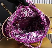 Okify Dolce & Gabbana Kendra Bag In Dard Purple With Strap 35x28x16cm - 2