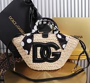 Okify Dolce & Gabbana Kendra Bag In Black With Strap 35x28x16cm - 1