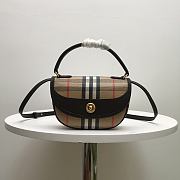 Okify Burberry Highlands Crossbody Bag In Brown 19x11x5cm - 1