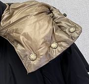 Okify Moncler Parana Black Waisted Down Jacket For Women  - 6