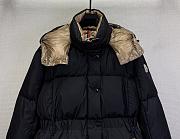 Okify Moncler Parana Black Waisted Down Jacket For Women  - 3