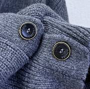 Okify Louis Vuitton Gray Cardigan Unisex 26046 - 6