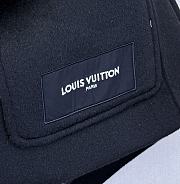 Okify Louis Vuitton Dark Blue Long Coat  - 3