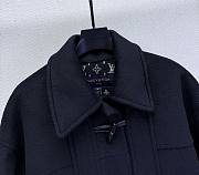 Okify Louis Vuitton Dark Blue Long Coat  - 2