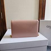 Okify Celine Margo WOC Bag In Pink 19.5x4.5x12.5cm - 6