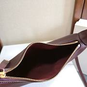 Okify Celine Lulu Bag In Deep Burgundy 21x24x5cm - 5