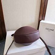 Okify Celine Lulu Bag In Deep Burgundy 21x24x5cm - 4