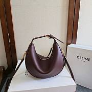 Okify Celine Lulu Bag In Deep Burgundy 21x24x5cm - 2